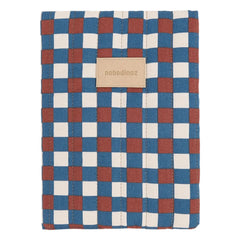 Nobodinoz - Funda de libro sanitario Hyde Park Mosaic | Azul