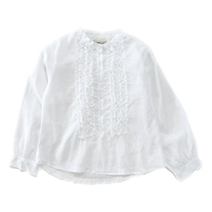 Longlivethequeen - Blusa fruncida | Blanco
