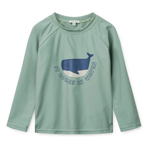 Liewood - Camiseta Anti-UV Noah Fibras recicladas | Verde