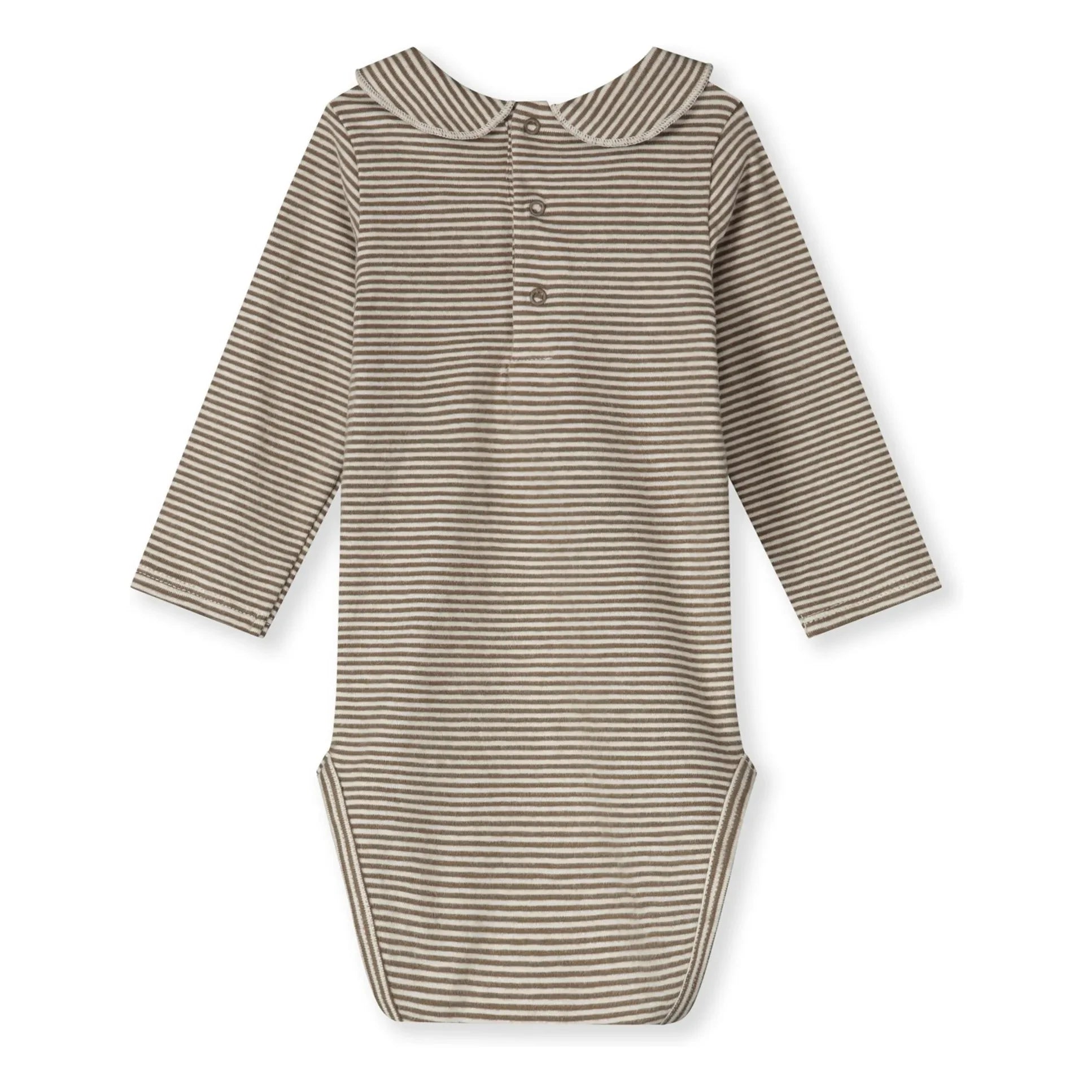 Gray Label - Body de algodón orgánico | Marrón caqui