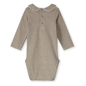 Gray Label - Body de algodón orgánico | Marrón caqui