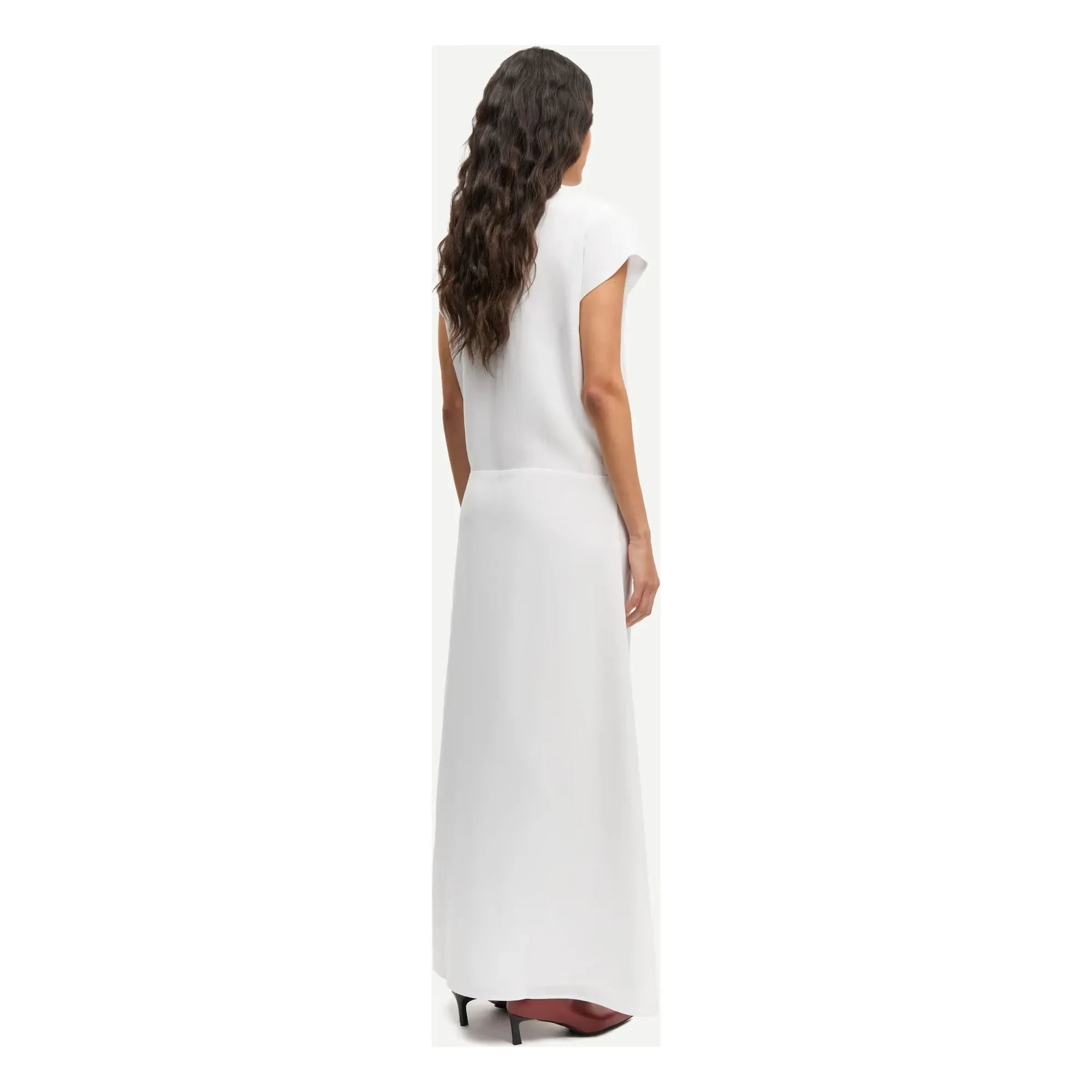 Samsoe Samsoe - Vestido de lino Sadaphne | Blanco