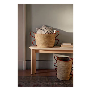 Ferm Living - Cestas Verso - Set de 2 | Rojo ladrillo
