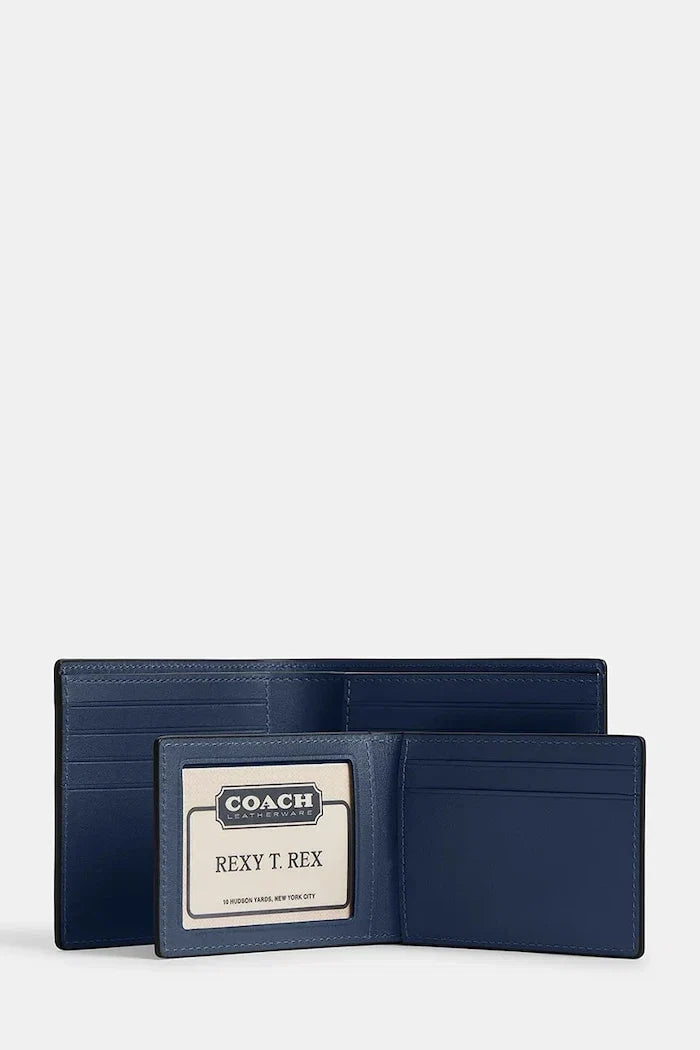 Cartera de cuero para hombre Coach