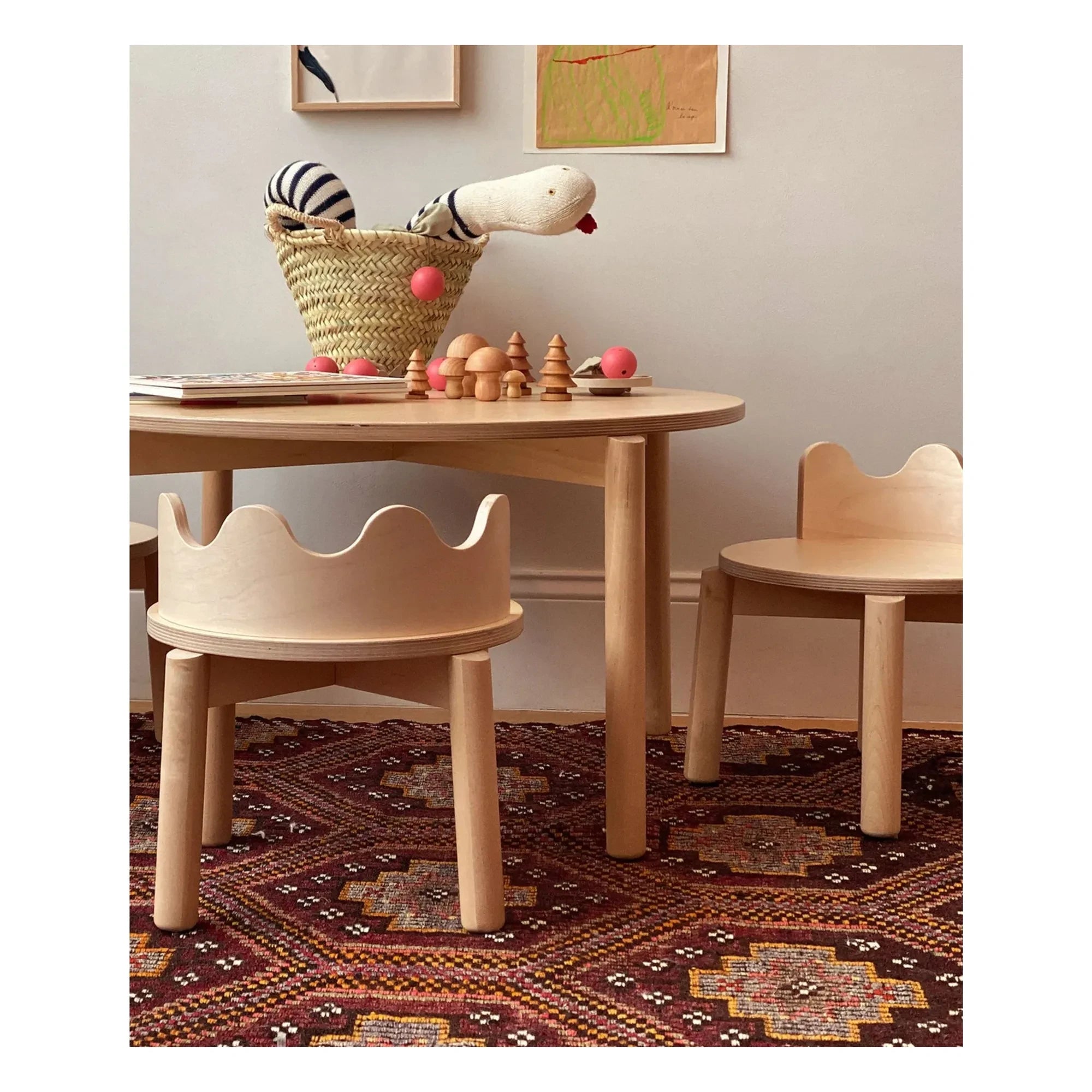 Oeuf NYC - Mesa Moss | Madera clara