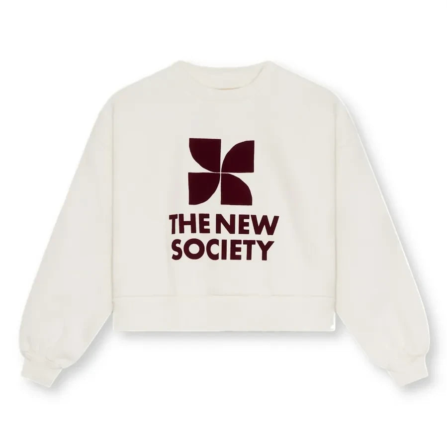La nueva sociedad - Sudadera con el logo de TNS | Beyaz