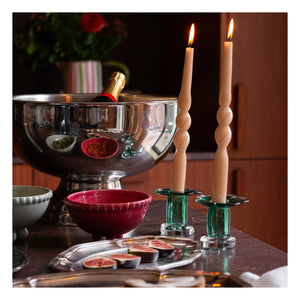 Denise - Candelabro de cristal Stella | Verde