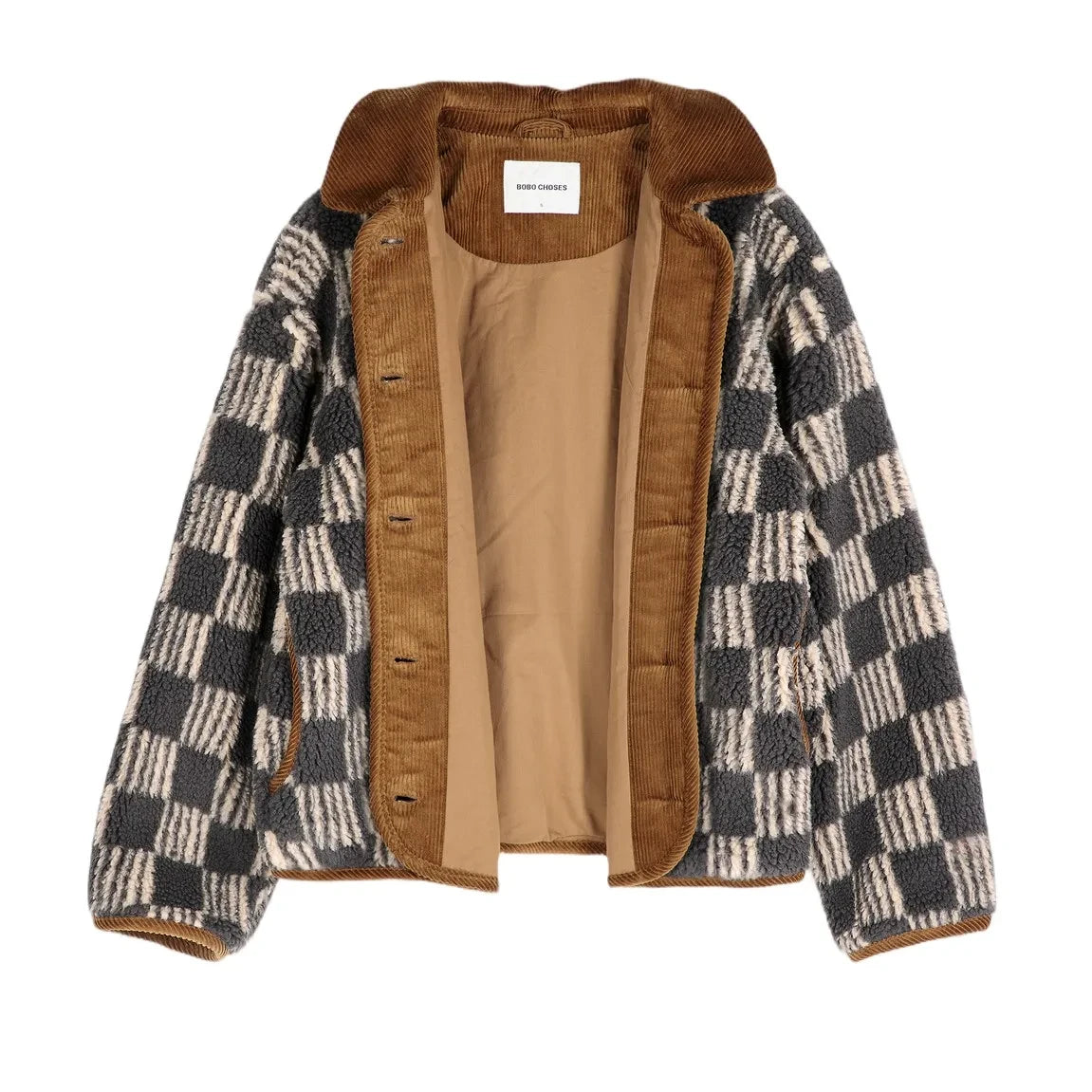 Bobo Choses - Chaqueta Sherpa de Algodón | Beige