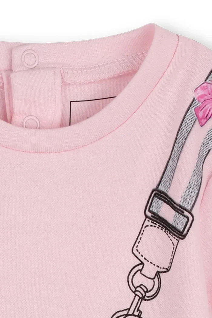 Pelele corto de algodón para bebé Marc Jacobs