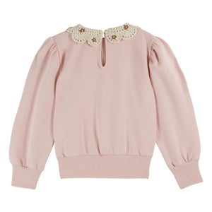 Emile et Ida - Sudadera Claudine Yaka de Algodón Orgánico | Rosa