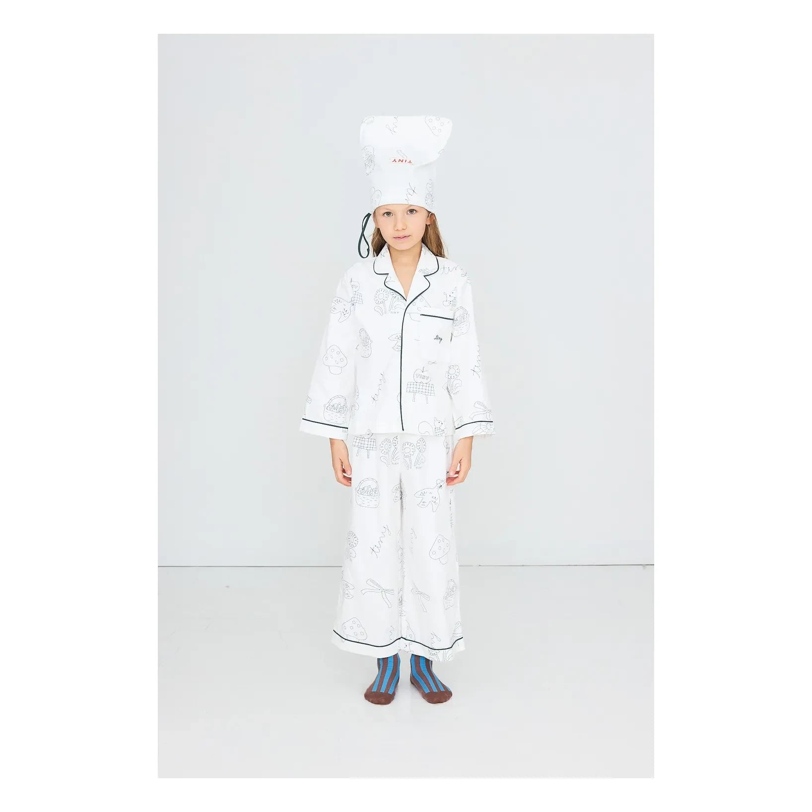 Tinycottons - Apple Pijama | Beyaz