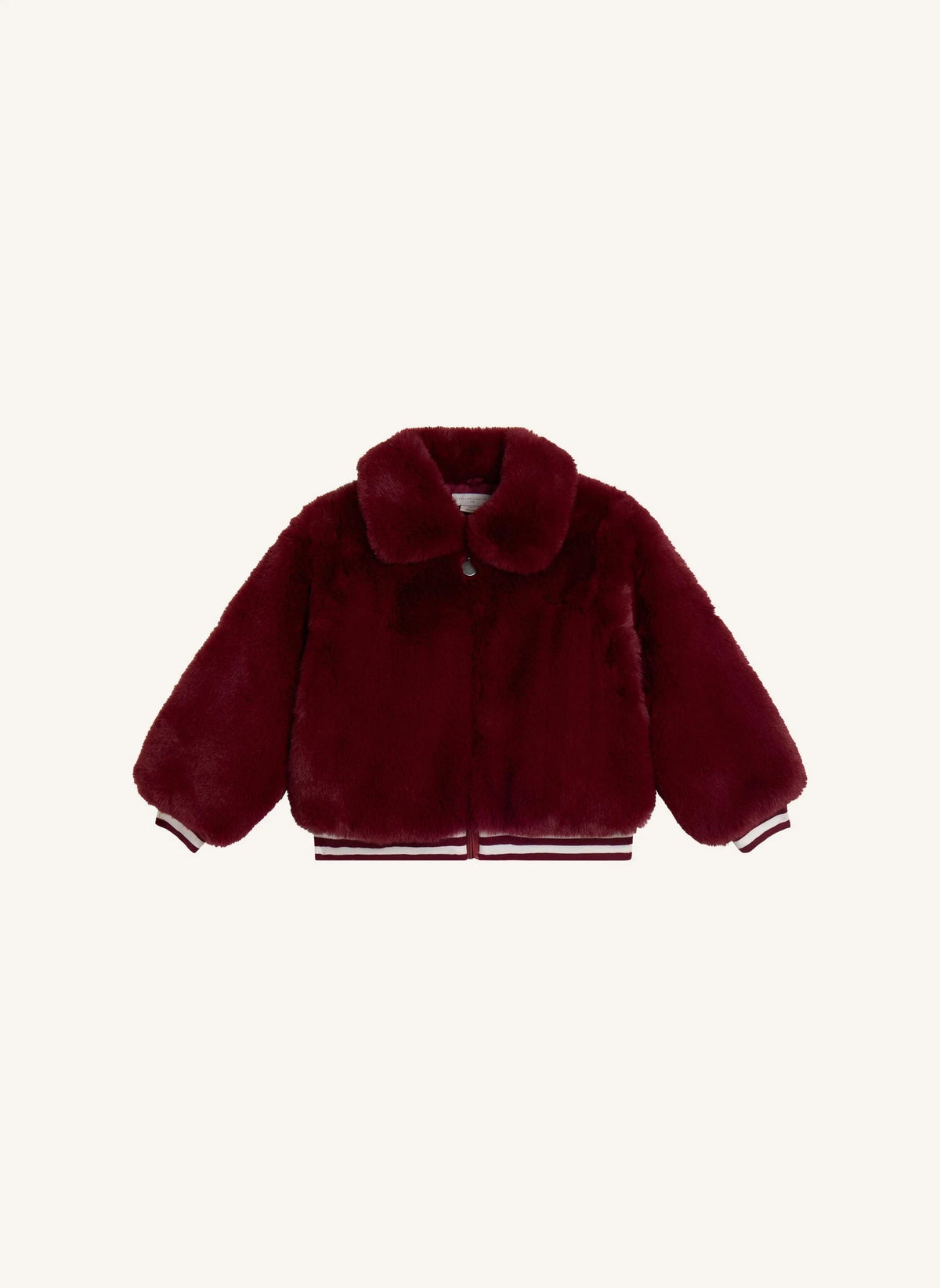 Stella McCartney Kids - Chaqueta efecto piel | Rojo oscuro