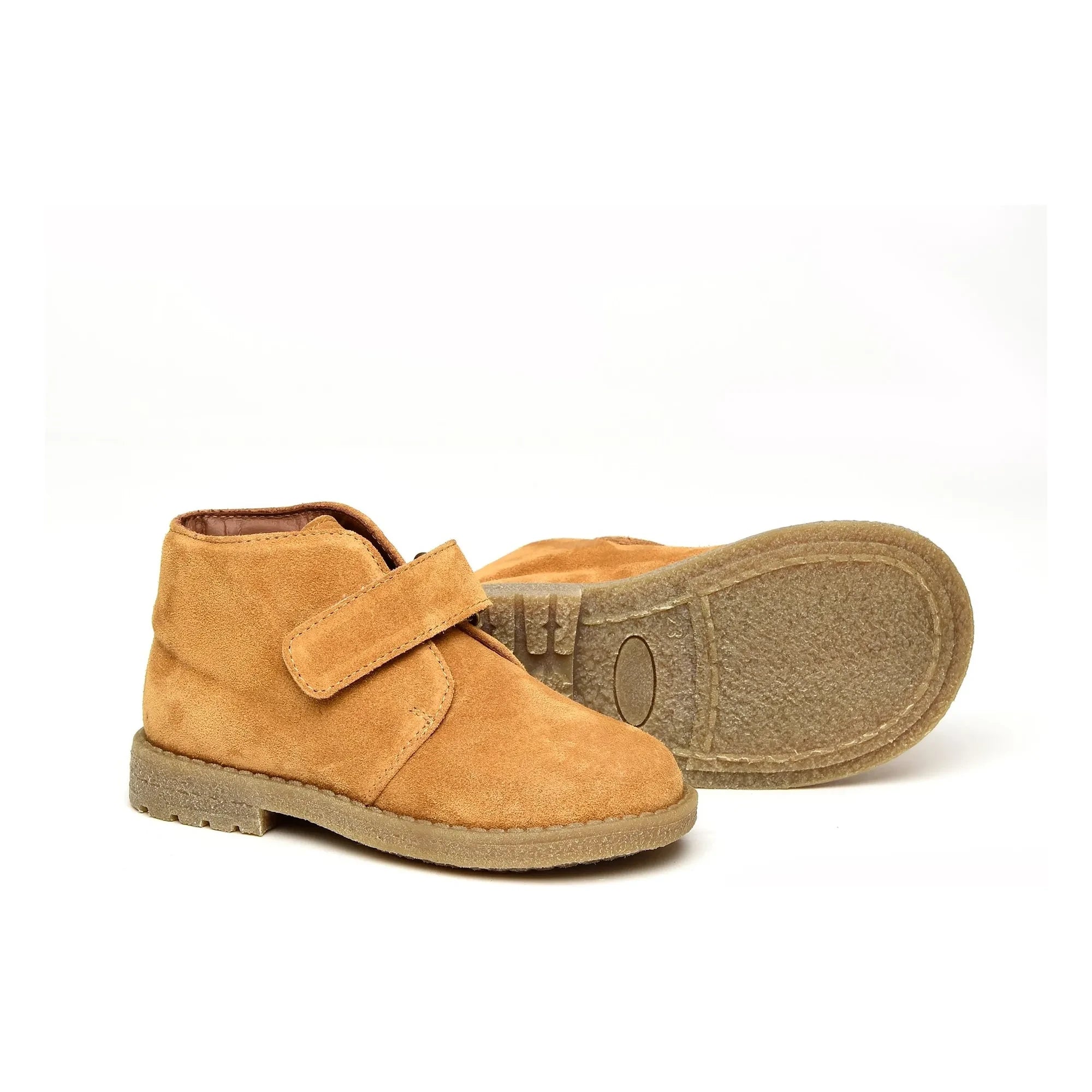 Pèpè - Botines de gamuza rayados | Camel