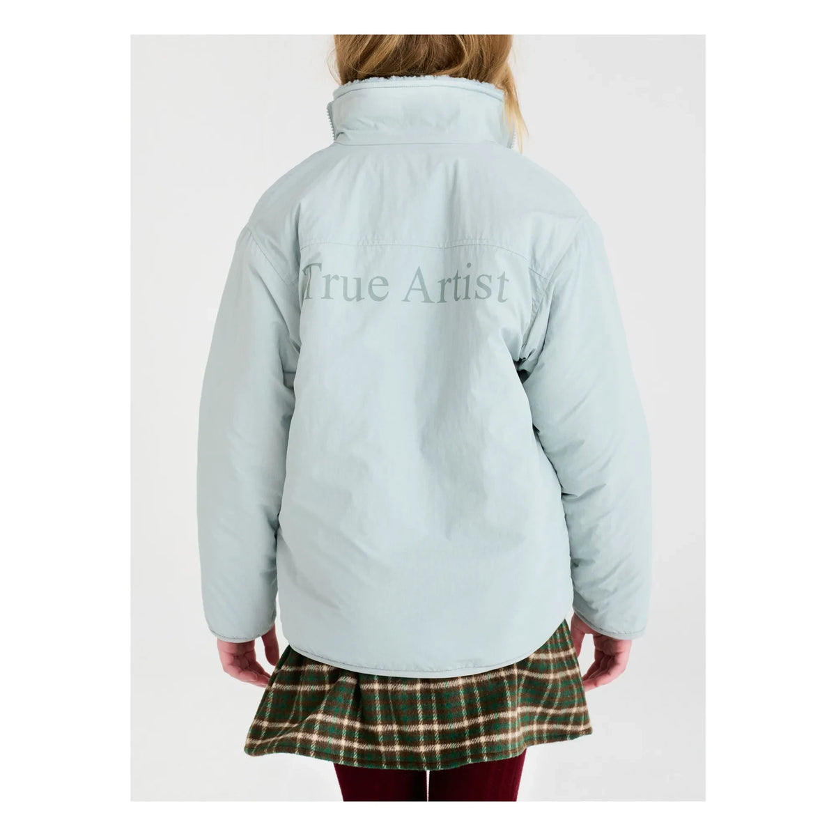 True Artist - Chaqueta Sherpa Reversible N°3 | Azul