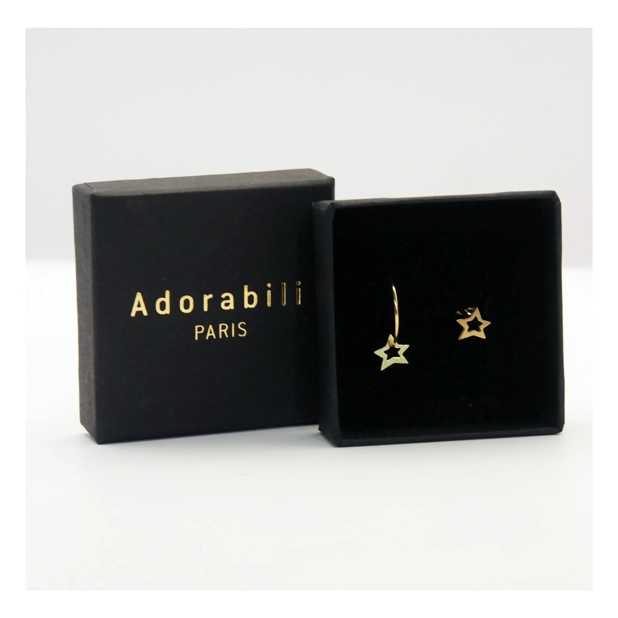 Adorabili - Pendientes Dúo Elise Estrella Grande | Oro