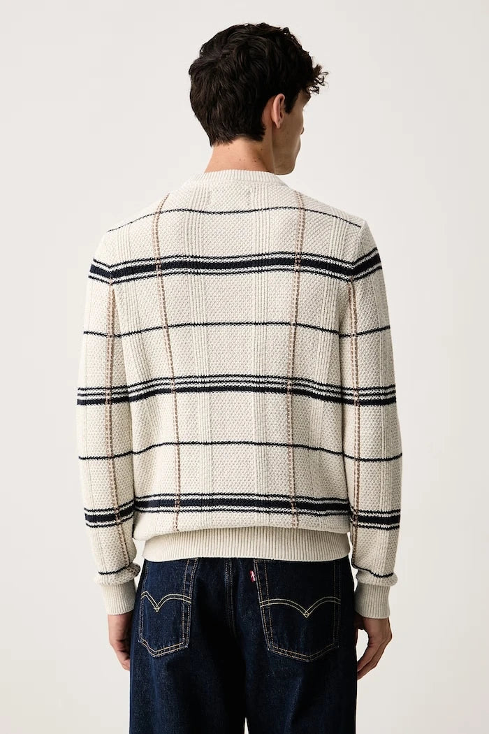 Jersey de lana con refuerzo Barbour para hombre Fasey