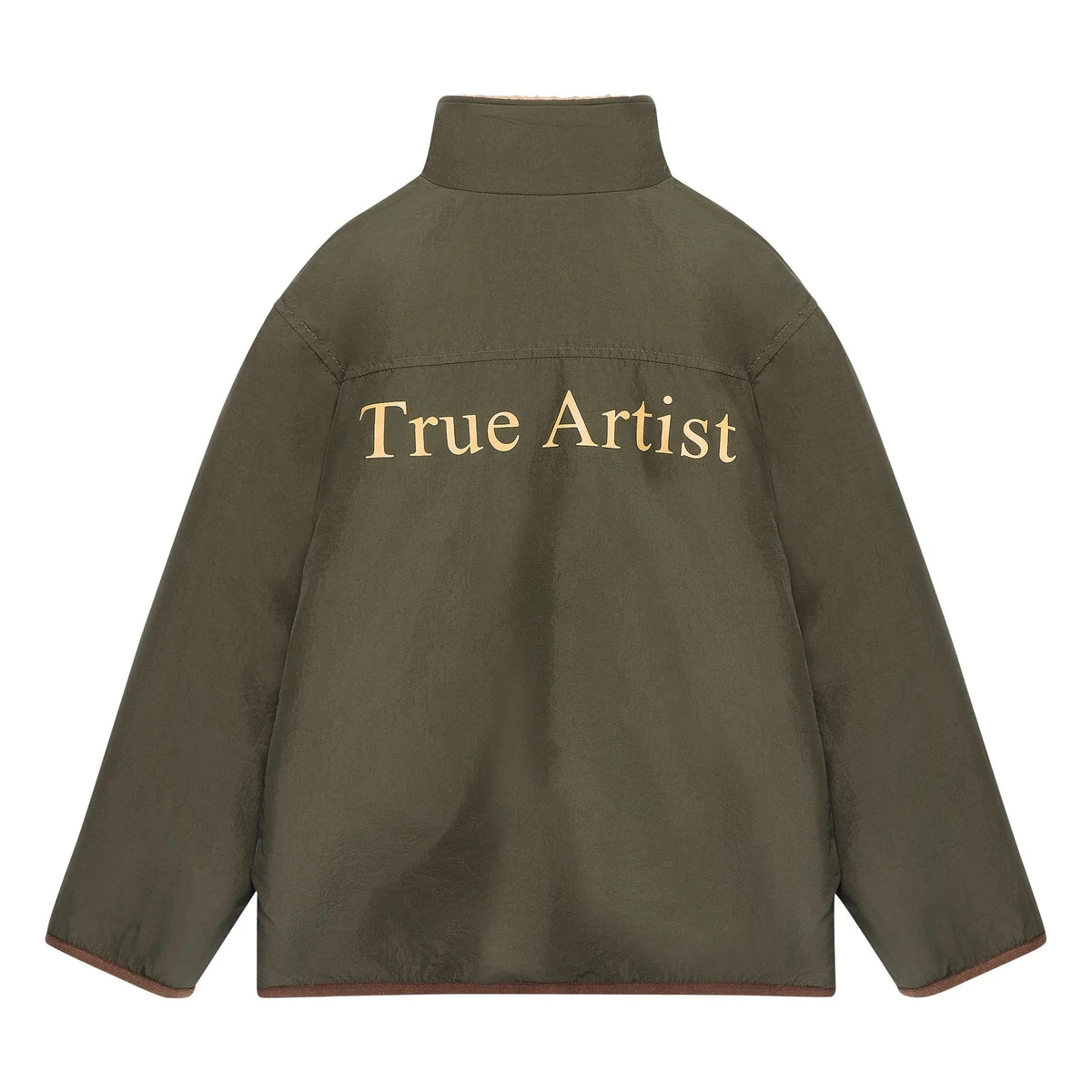 True Artist - Chaqueta Sherpa Reversible N°3 | Marrón
