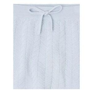 FUB - Pantalón de lana merina Zigzag | Azul Claro