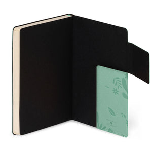 Legami - Cuaderno con Páginas en Blanco y Funda Suave Monocromática - Jardín Botánico - Mi Cuaderno