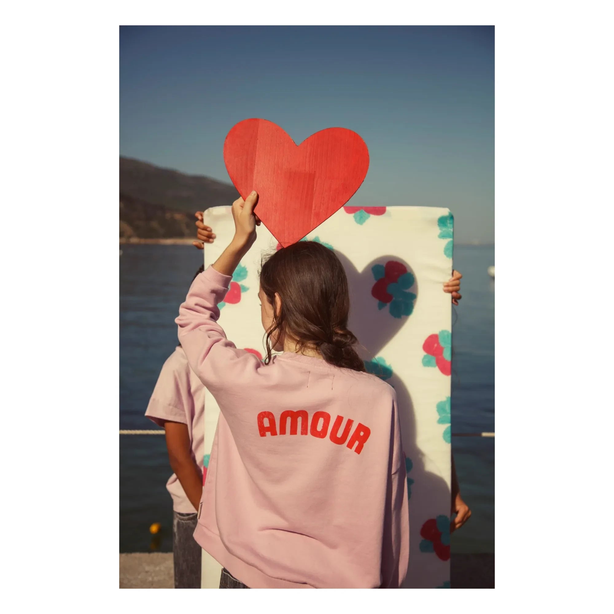Piupiuchick - Sudadera Love de Algodón Orgánico | Rosa