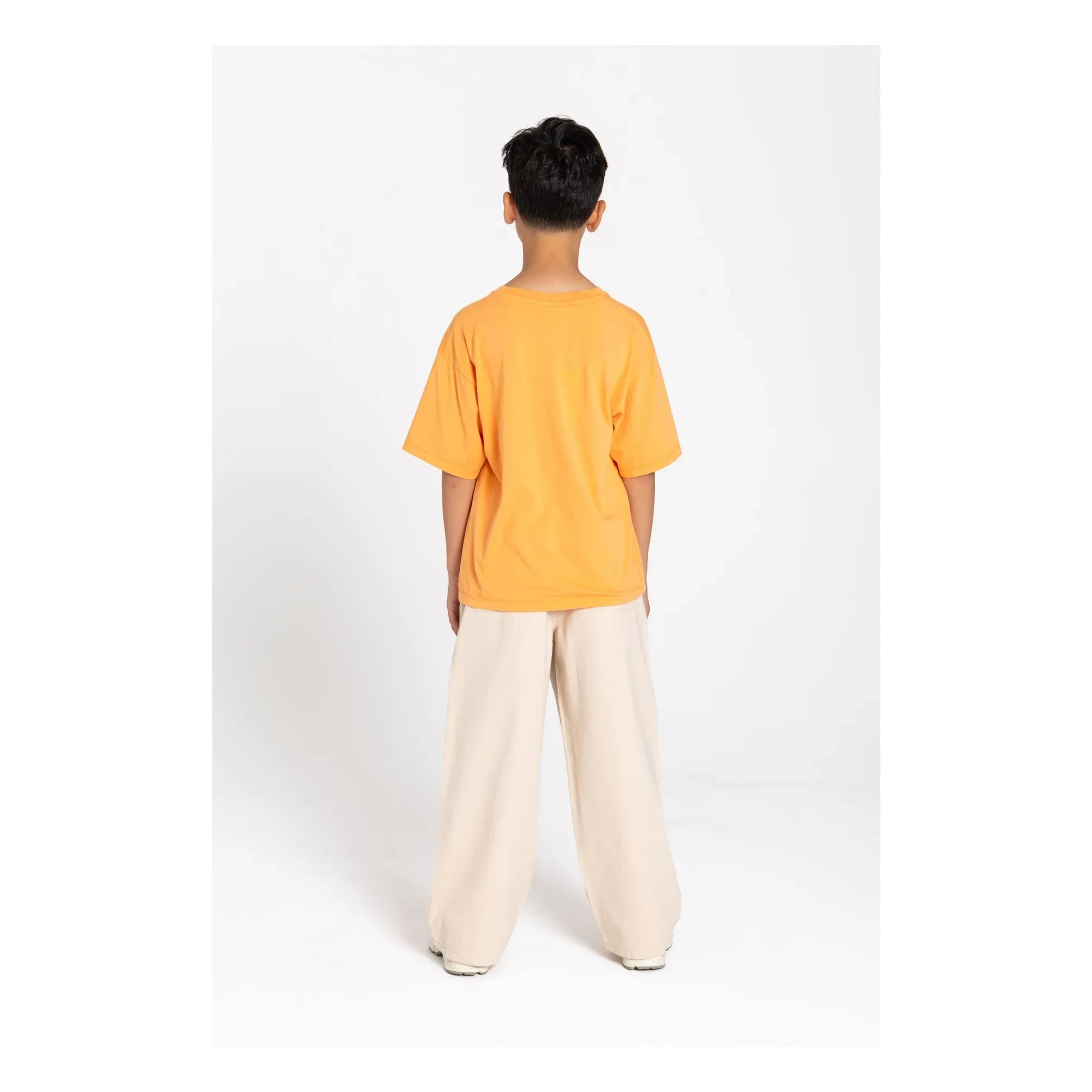Smallable Kid - Camiseta de algodón orgánico Nils | Naranja