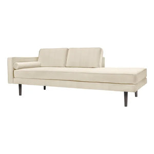 Broste Copenhagen - Sillón de terciopelo rosa pálido
