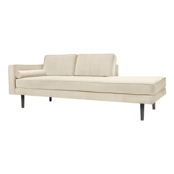 Broste Copenhagen - Sillón de terciopelo rosa pálido
