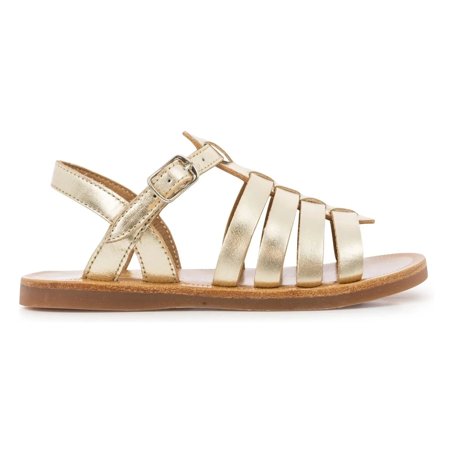 Pom d'Api - Sandalias Metálicas con Tiras Plagette | O