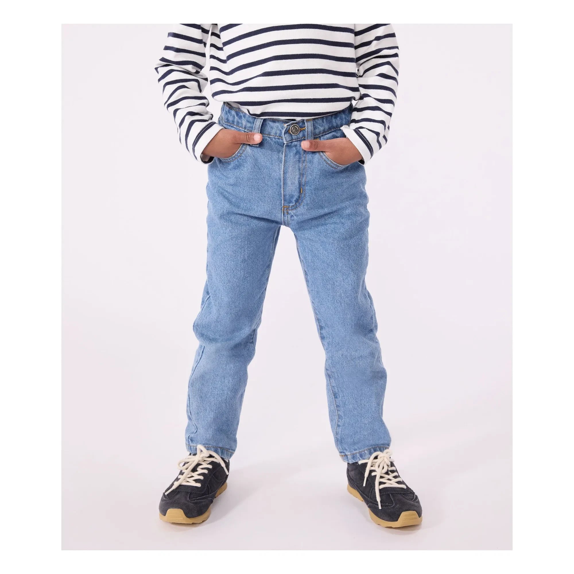 Petit Bateau - Jean Tarly de algodón orgánico | Azul claro