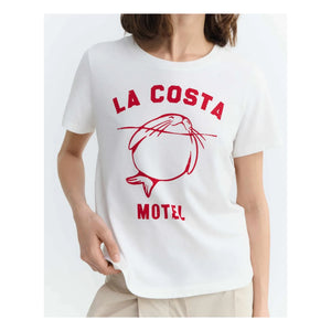 Thinking Mu - Camiseta de algodón orgánico Ida | Blanco