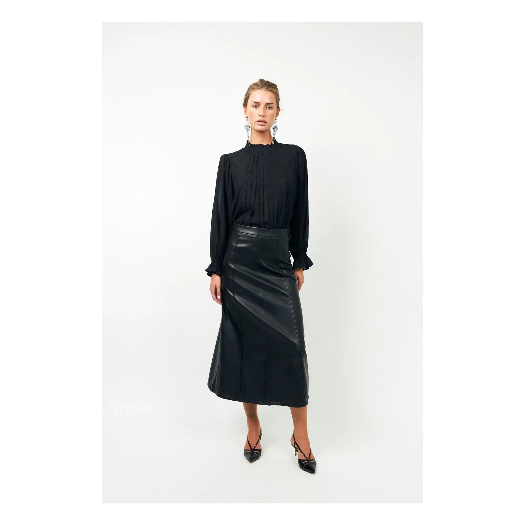 Lollys Laundry - Falda Lazise | Negro