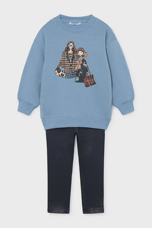 Conjunto de chándal de algodón para niños Mayoral