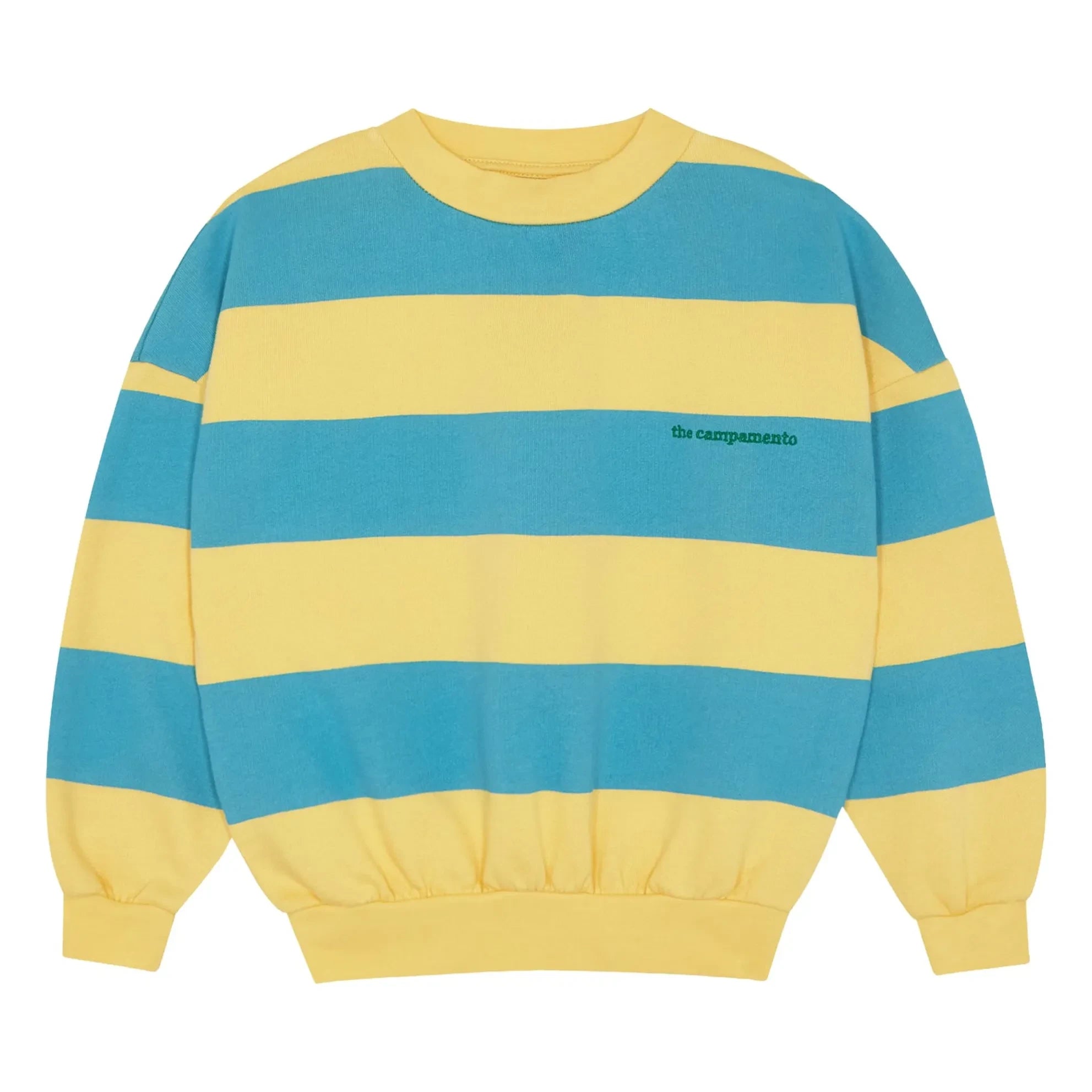 The Campamento - Sudadera de rayas oversize | Amarillo