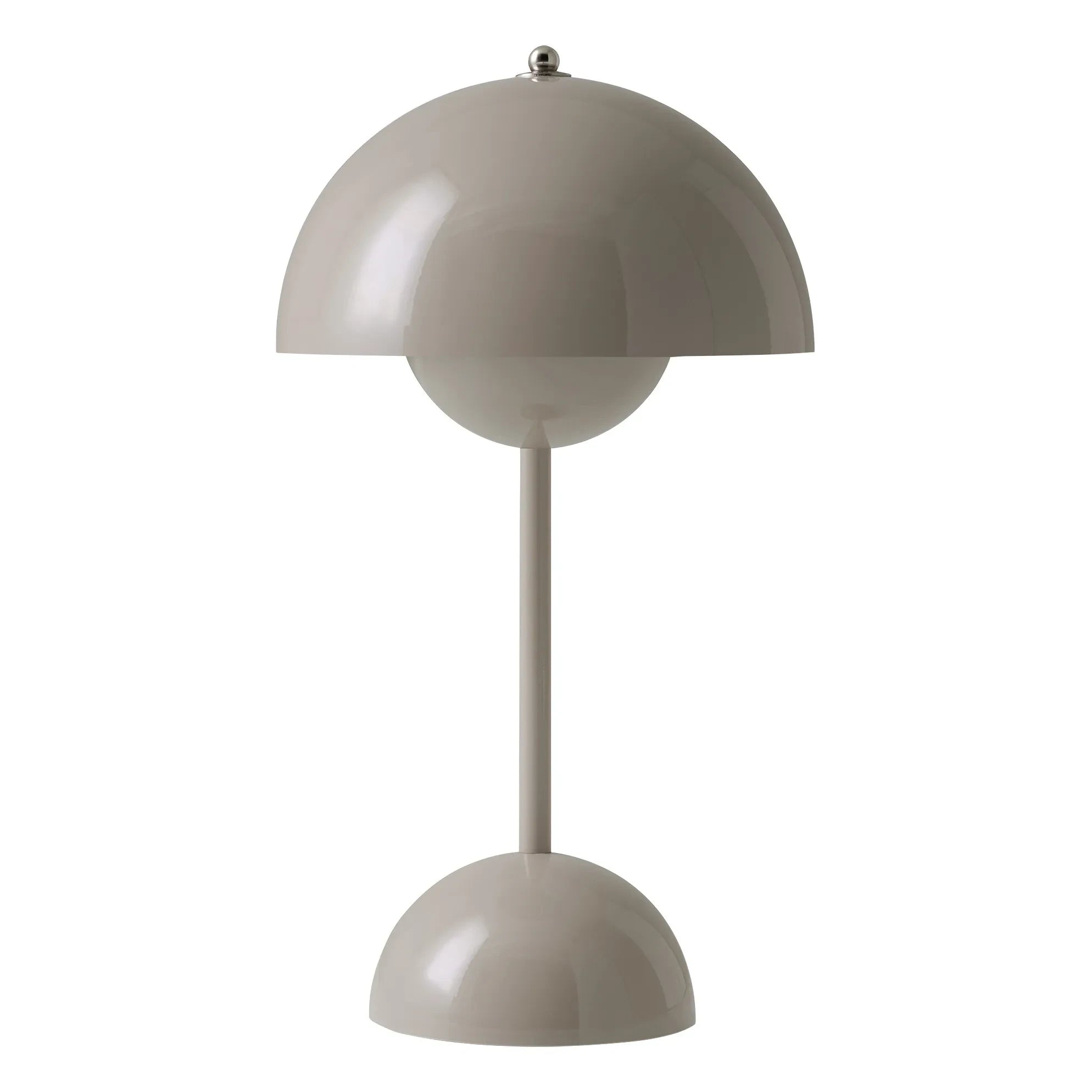 & Tradition - Lámpara de mesa portátil VP9 Flowerpot, Vernon Panton | Gris