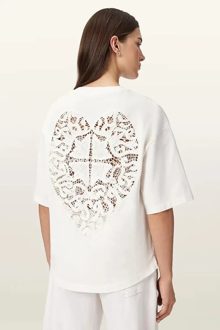 Camiseta extragrande de algodón Esme para mujer de AllSaints