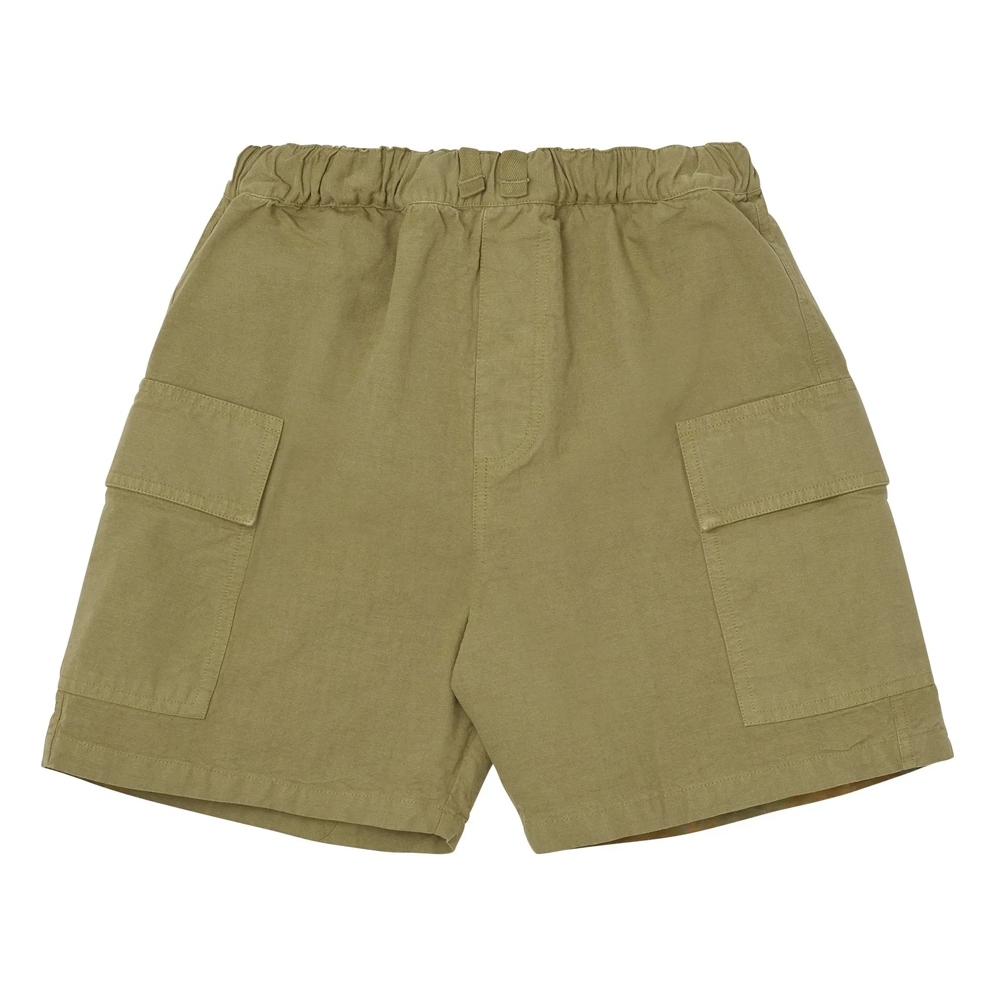 Main Story - Pantalones cortos cargo de algodón orgánico | Verde oliva