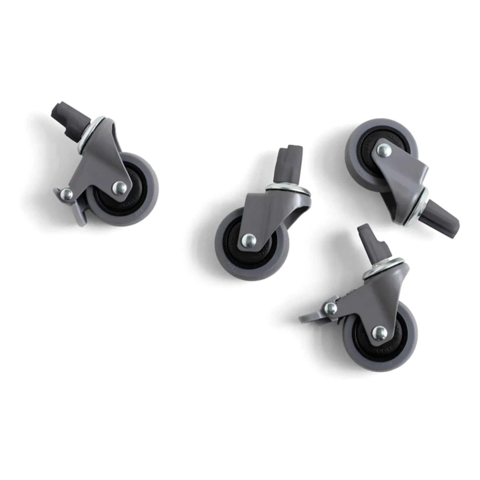 Hay - Ruedas para cajas plegables Crate - Set de 4 | Gris