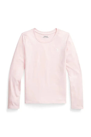 Blusa de manga larga de algodón para niños Polo Ralph Lauren