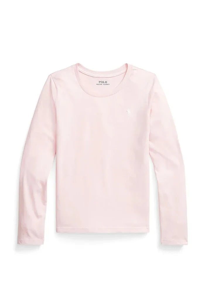 Blusa de manga larga de algodón para niños Polo Ralph Lauren