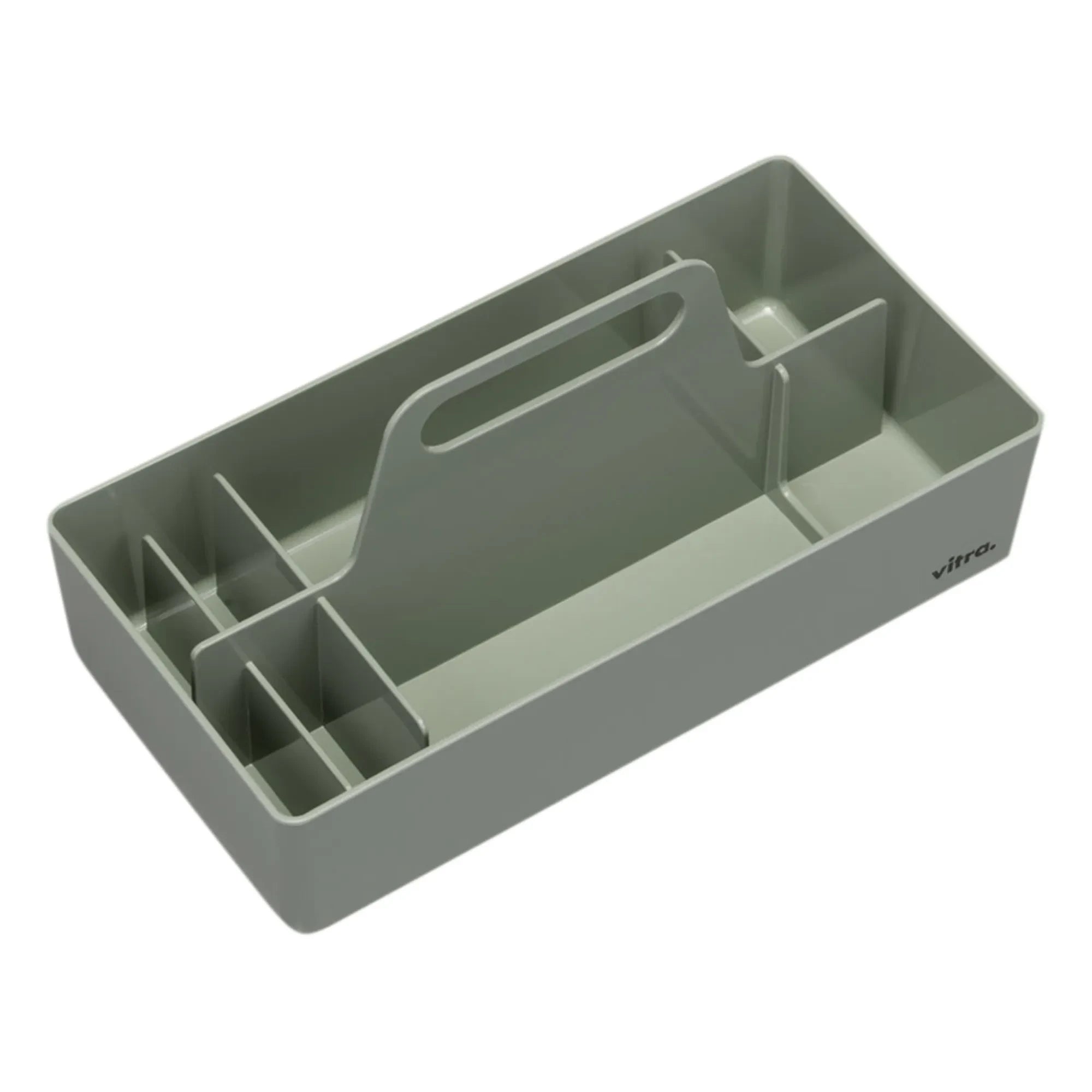 Vitra - Organizador de caja de herramientas de plástico reciclado - Arik Levy | Gris Musgo