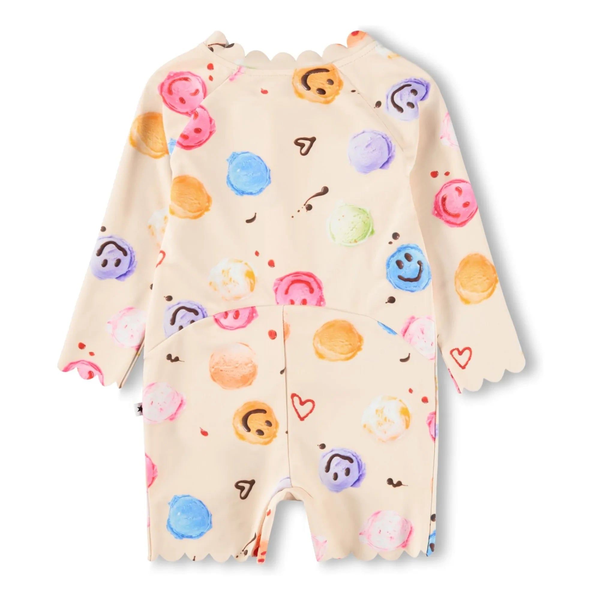 Molo - Traje de Baño Nigella Estampado de Helado Fibras Recicladas | Melocotón