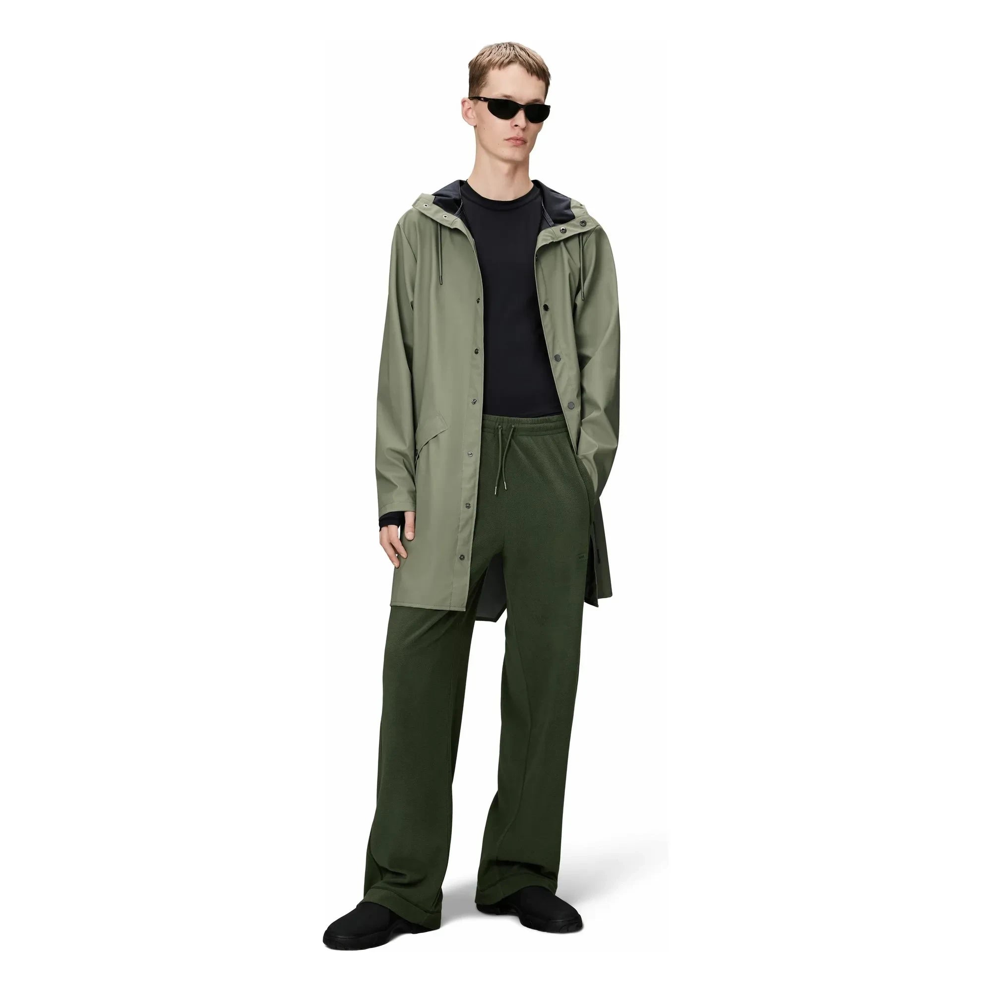 Rains - Gabardina larga W3 | Caqui claro