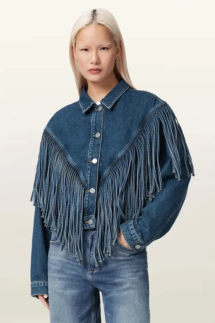 Cazadora vaquera MARLENE de mujer AllSaints