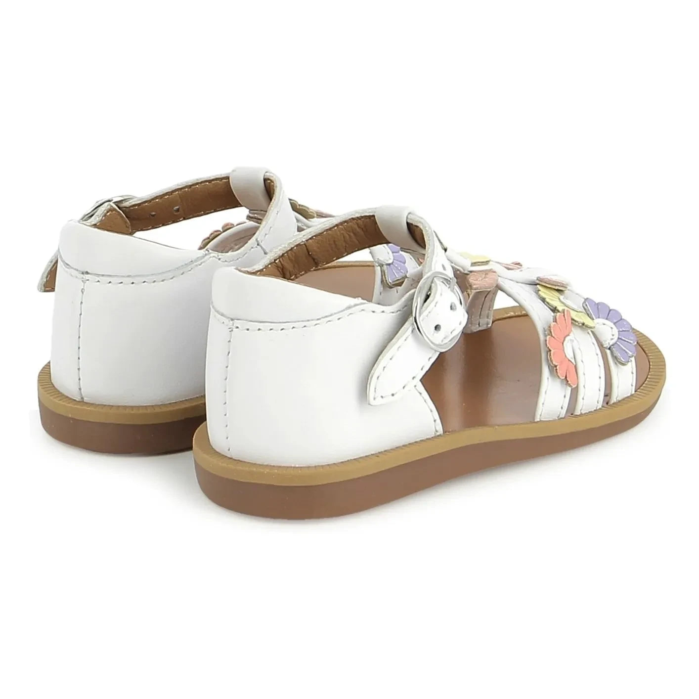 Pom d'Api - Sandalias Poppy Multi Daisy | Blanco