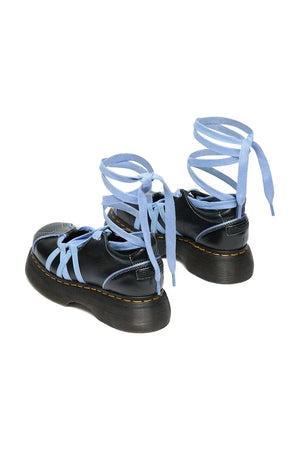 Zapatos de piel Dr. Martens Buzz Ballerina con cordones
