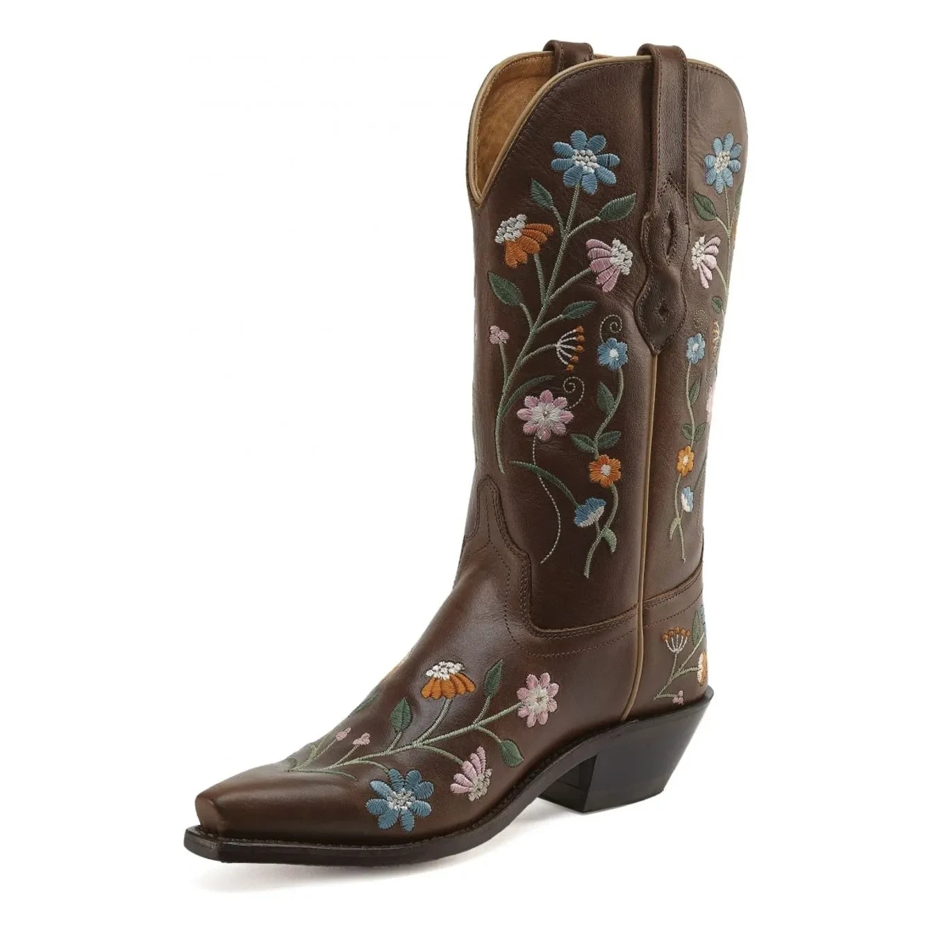 Bootstock - Botas cowboy Bouquet Marrón Oscuro | Marrón
