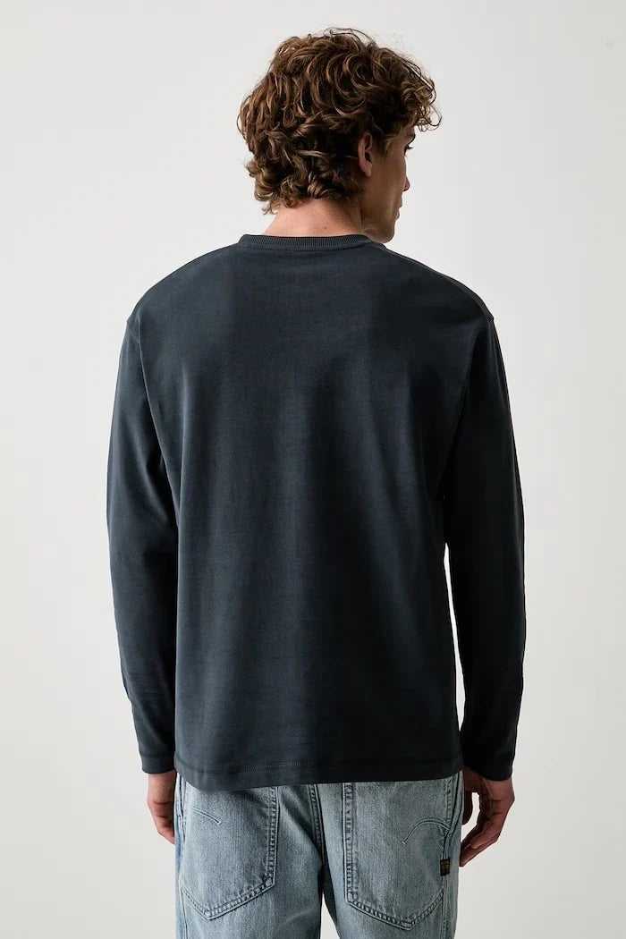 Marc O'Polo blusa de hombre de algodón de manga larga