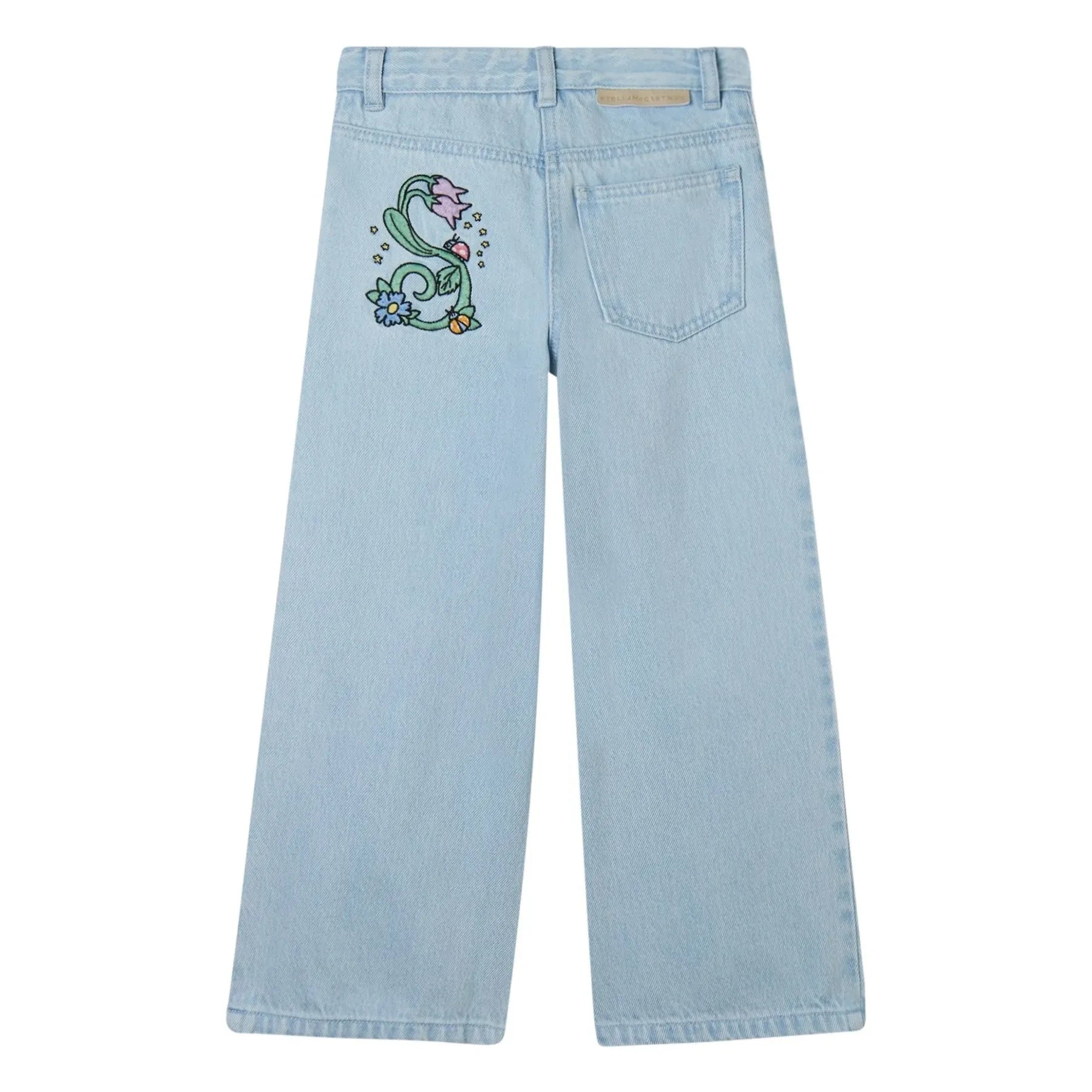 Stella McCartney Kids - Jeans flare de algodón orgánico | Azul claro
