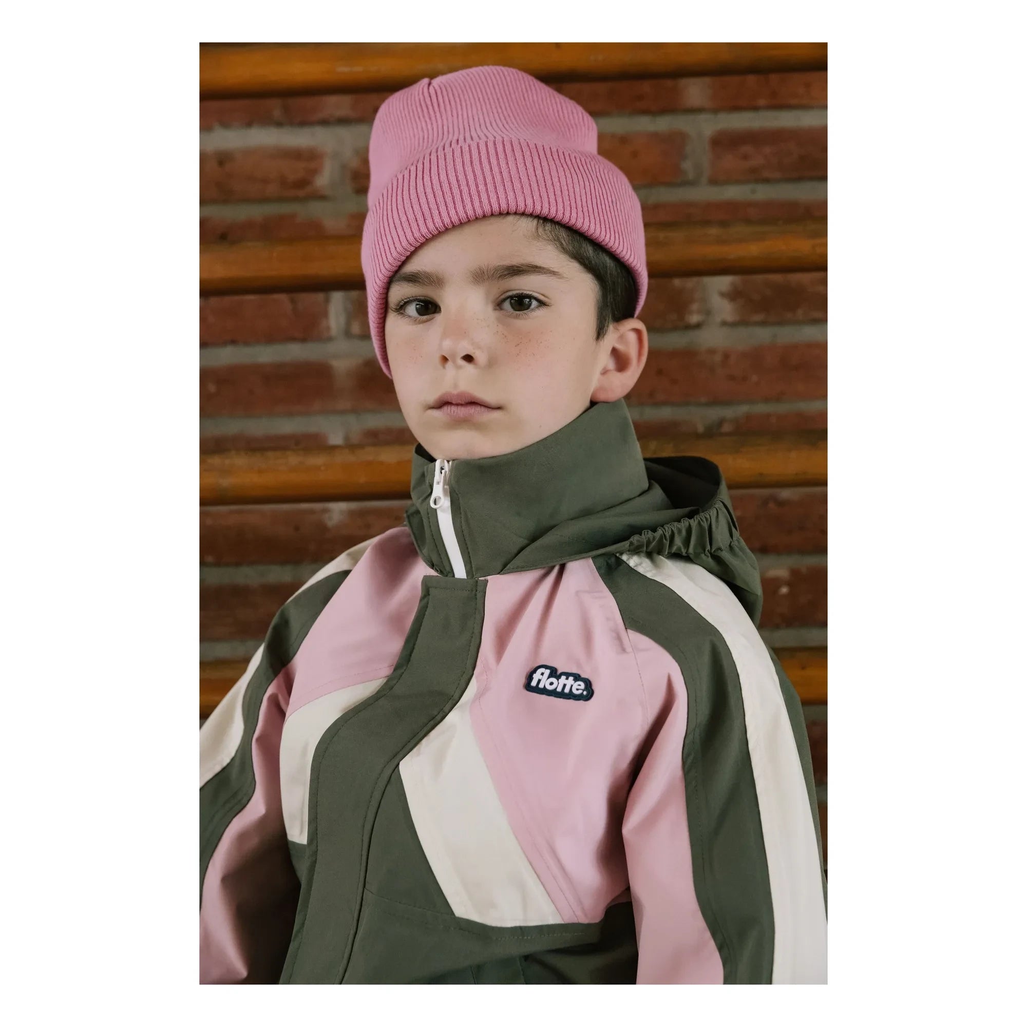 Flotte - Chaqueta impermeable Abbessito Fibras recicladas | Caqui