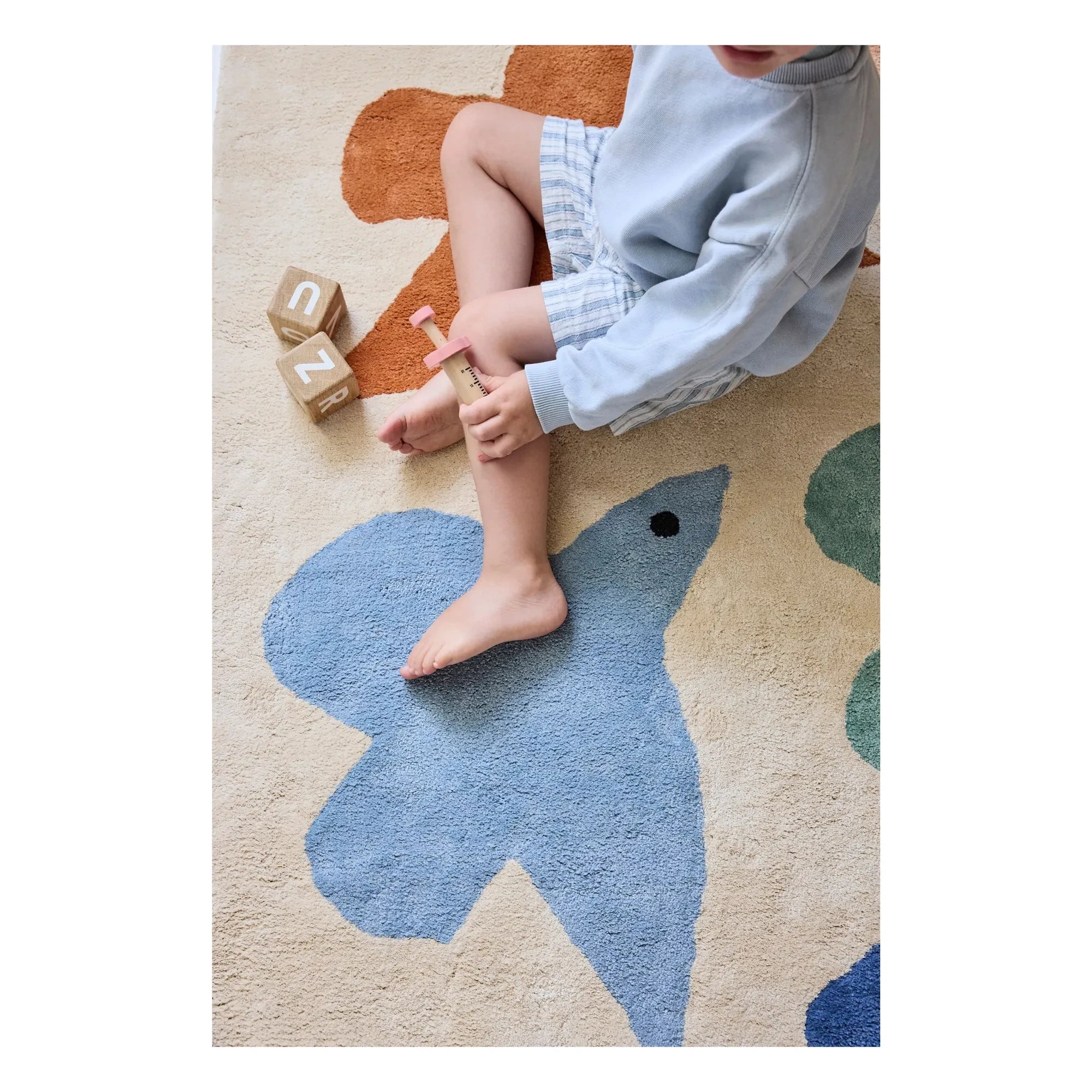 Bleuu-studio - Alfombra Pájaro | Azul